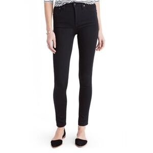 Madewell 9” High Riser Skinny Skinny Black Stretch Jeans
